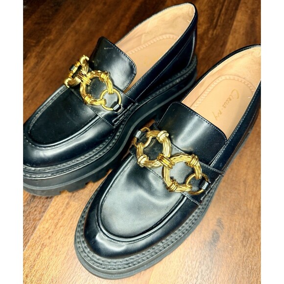 Circus Sam Edelman Brooklyn Chain Platform Loafers Chunky Lug Sole Size 9 EUC!! - Picture 2 of 6